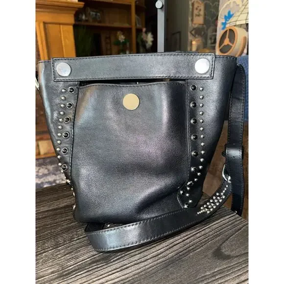 3.1 Phillip Lim Black Dolly Studded Leather Multiwear Crossbody